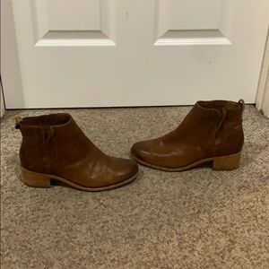 Kork-Ease Brown Ankle Boots